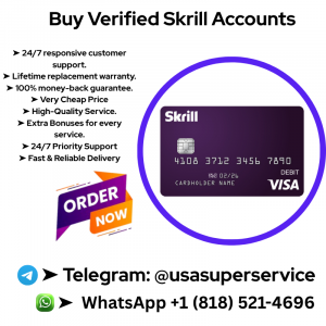 Buy Verified Skrill Accounts